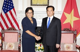 Thủ tướng Nguyễn Tấn Dũng tiếp Bộ trưởng Thương mại Mỹ